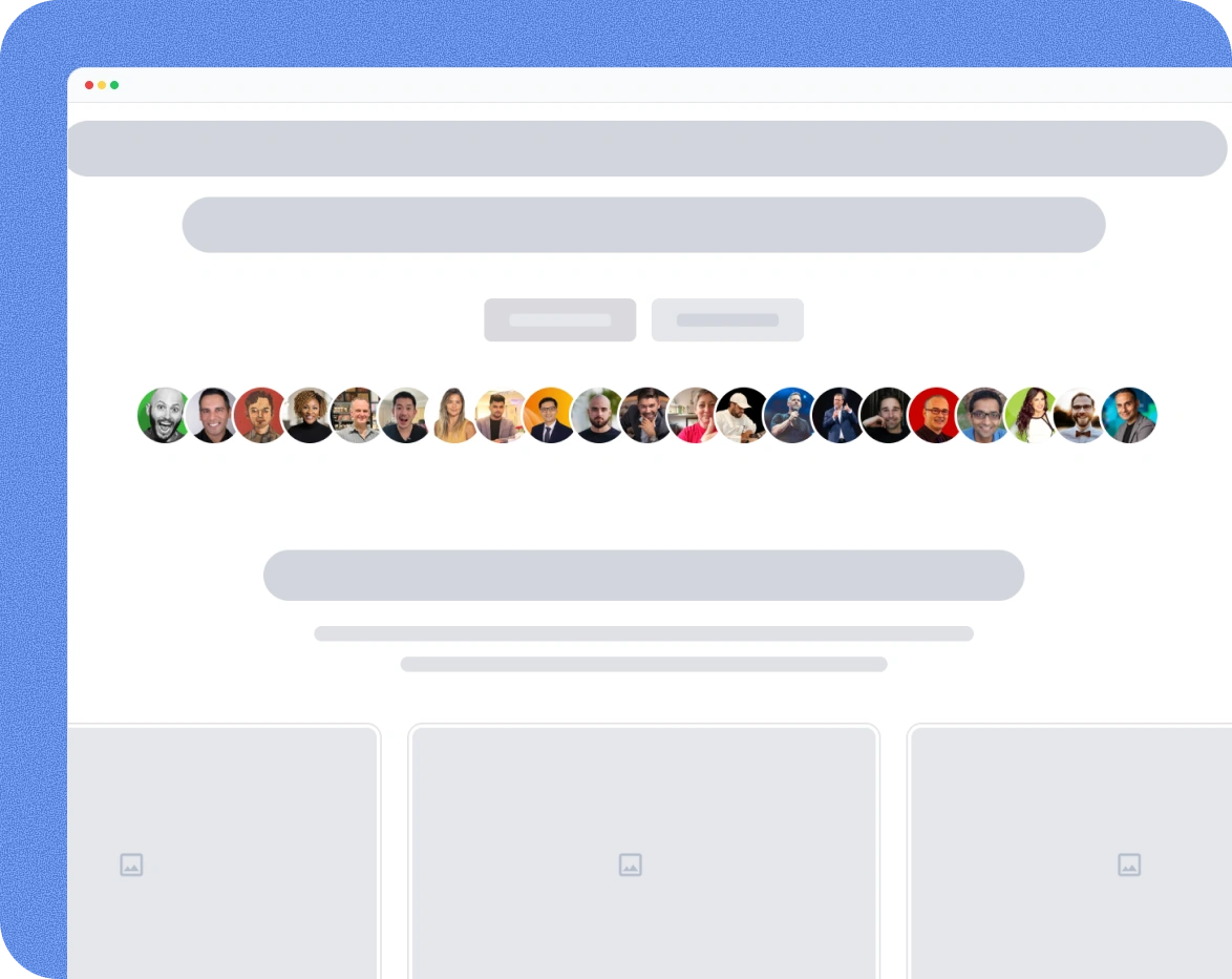Avatar Group widget preview