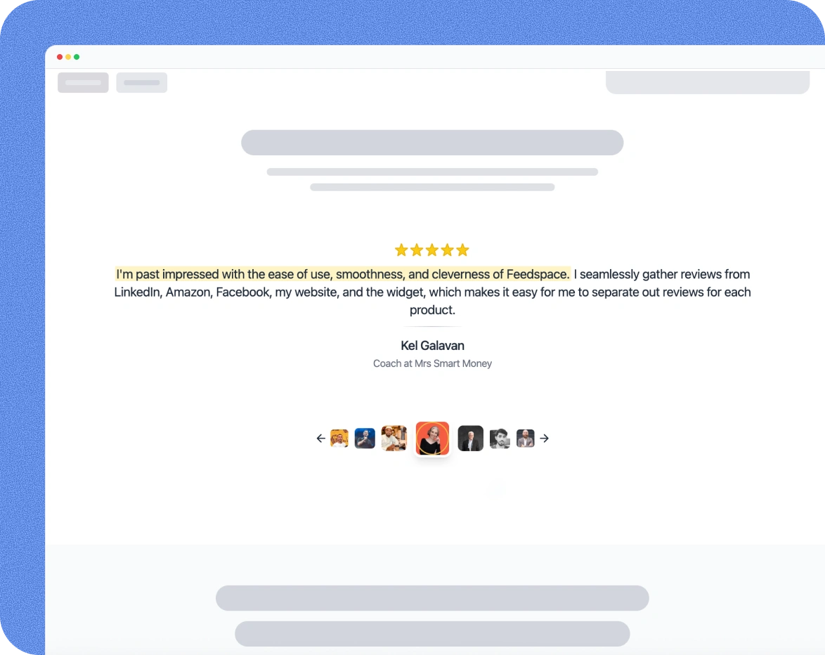 Avatar Slider widget preview