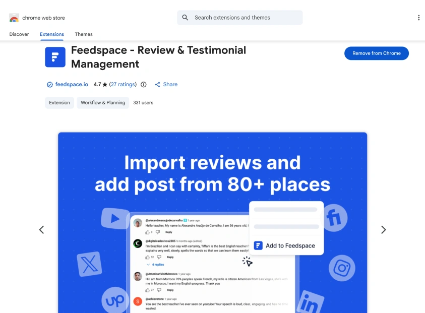 Chrome Extension preview