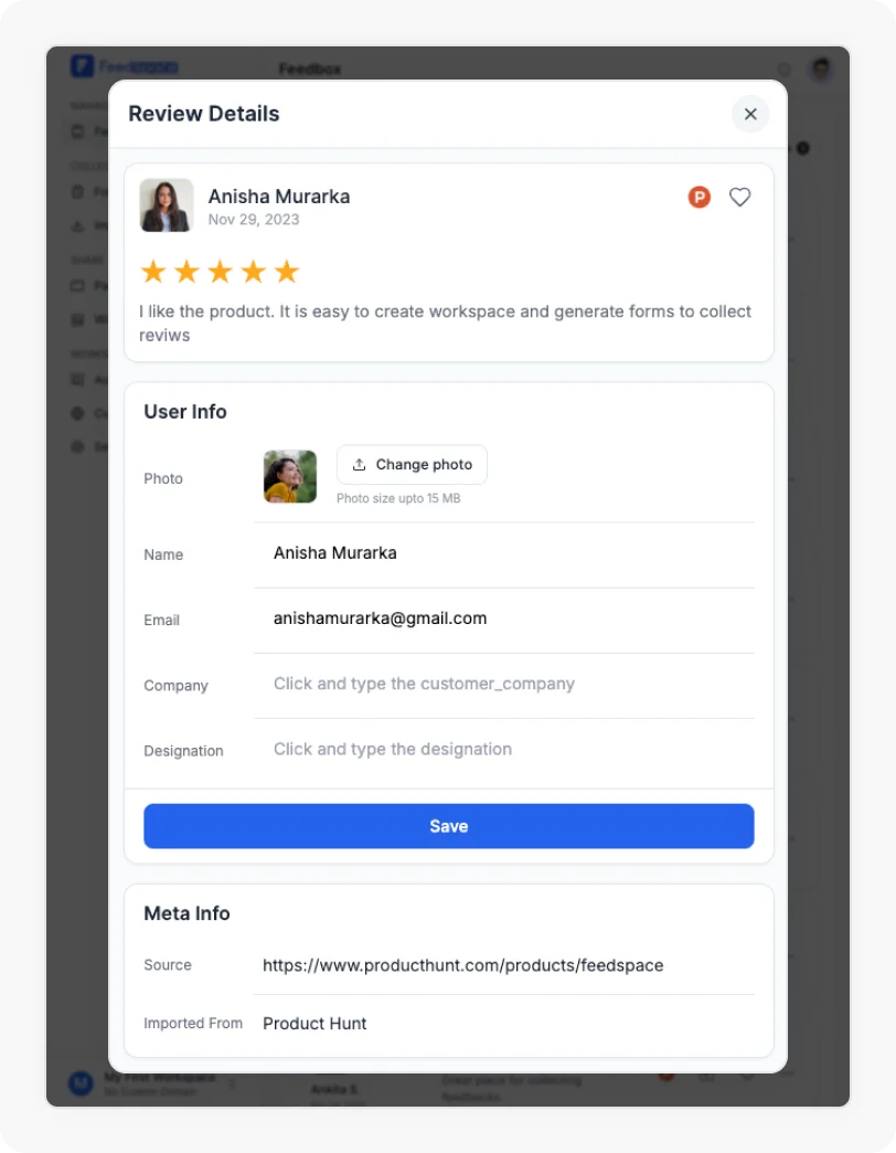 Edit and Approve with Feedspace
